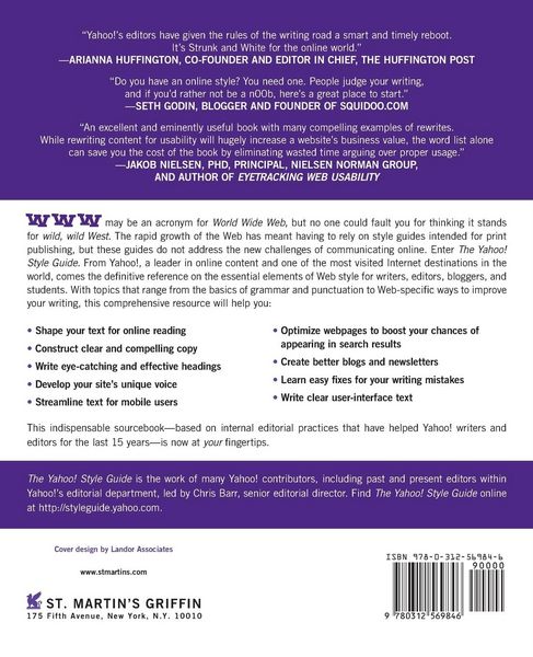 Produktbild: Yahoo! Style Guide