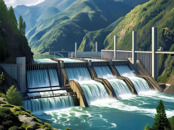 Produktbild: CALVENDO Puzzle Wasserkraftwerke | 1000 Teile Lege-Gr&ouml;&szlig;e 64x48cm Foto-Puzzle f&uuml;r gl&uuml;ckliche Stunden