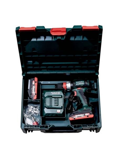 Produktbild: Metabo metaBOX 145 626886000 Maschinenkoffer ABS Gr&uuml;n/Rot (L x B x H) 396 x 296 x 145mm