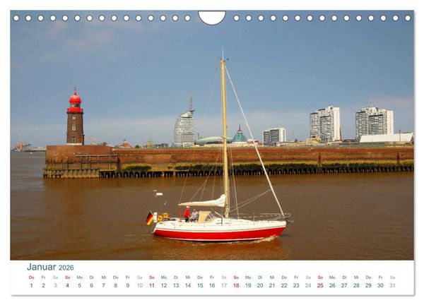Produktbild: Bremerhaven 2026. Impressionen aus den Havenwelten (Wandkalender 2026 DIN A4 quer), CALVENDO Monatskalender