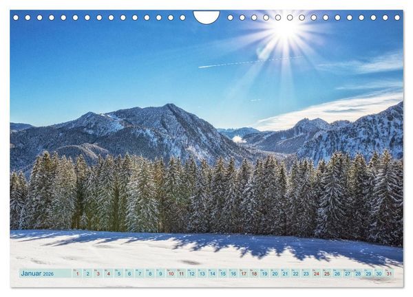Produktbild: Idyllische Landschaften am Tegernsee (Wandkalender 2026 DIN A4 quer), CALVENDO Monatskalender