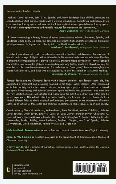 Produktbild: Fantasy Sports and the Changing Sports Media Industry