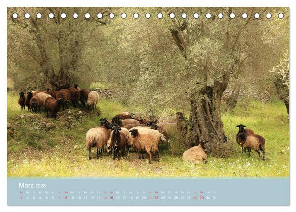 Produktbild: Lesbos - Inselimpressionen (Tischkalender 2026 DIN A5 quer), CALVENDO Monatskalender