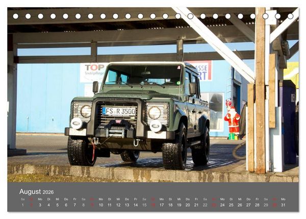 Produktbild: Defender f&uuml;r's Grobe (Tischkalender 2026 DIN A5 quer), CALVENDO Monatskalender