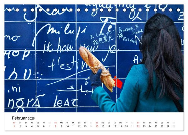 Produktbild: Paris, s'il vous pla&icirc;t! (Tischkalender 2026 DIN A5 quer), CALVENDO Monatskalender
