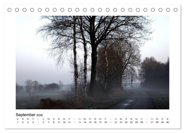 Produktbild: Winter im Teufelsmoor (Tischkalender 2026 DIN A5 quer), CALVENDO Monatskalender
