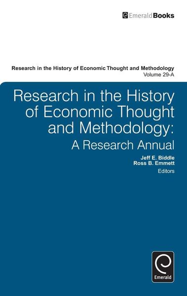Produktbild: Research in the History of Economic Thought and Methodology