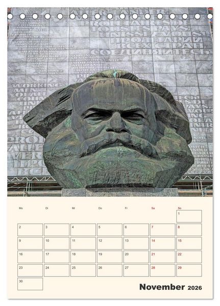 Produktbild: Chemnitz Kulturhauptstadt Terminplaner (Tischkalender 2026 DIN A5 hoch), CALVENDO Monatskalender