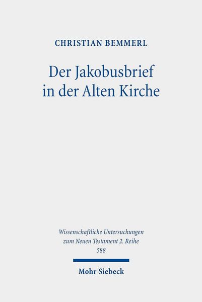 Produktbild: Der Jakobusbrief in der Alten Kirche