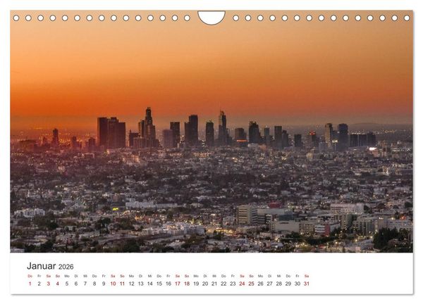 Produktbild: Kalifornien Bilder aus Los Angeles (Wandkalender 2026 DIN A4 quer), CALVENDO Monatskalender