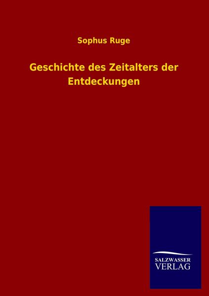Produktbild: Geschichte des Zeitalters der Entdeckungen