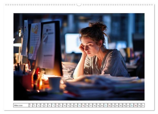 Produktbild: Echt Menschlich Berufung (Wandkalender 2026 DIN A2 quer), CALVENDO Monatskalender