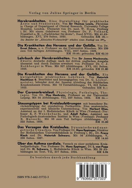 Produktbild: Klinik und Therapie der Herzkrankheiten und der Gef&auml;sserkrankungen