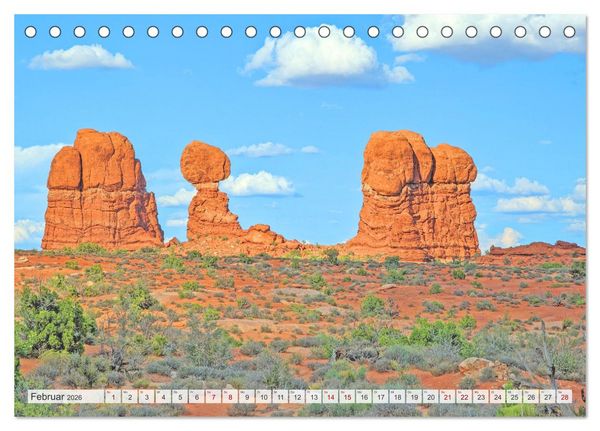 Produktbild: USA - National und State Parks im Nordwesten (Tischkalender 2026 DIN A5 quer), CALVENDO Monatskalender