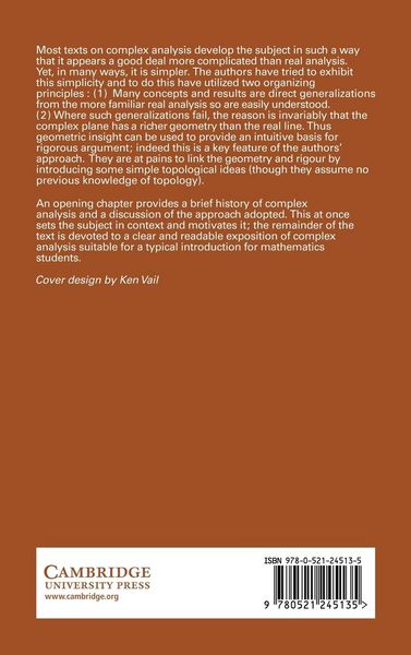 Produktbild: Complex Analysis