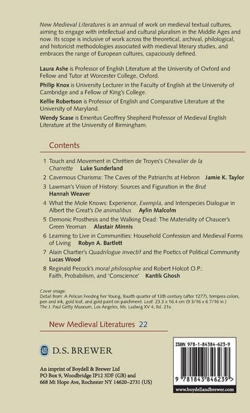 Produktbild: New Medieval Literatures 22