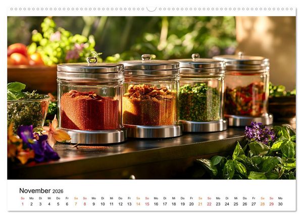 Produktbild: K&uuml;chenkalender Glaswerk (hochwertiger Premium Wandkalender 2026 DIN A2 quer), Kunstdruck in Hochglanz