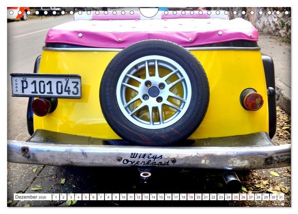 Produktbild: Best of Jeepster - Das Cabrio von Willys-Overland (Wandkalender 2026 DIN A4 quer), CALVENDO Monatskalender