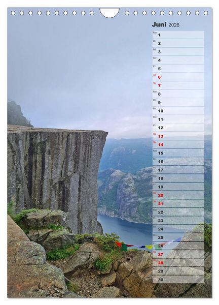 Produktbild: Skandinavien entdecken - Von Schweden nach Norwegen mit dem Wohnmobil (Wandkalender 2026 DIN A4 hoch), CALVENDO Monatskalender