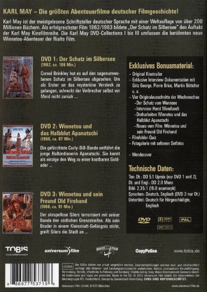 Produktbild: Karl May - Collection 1 [3 DVDs]