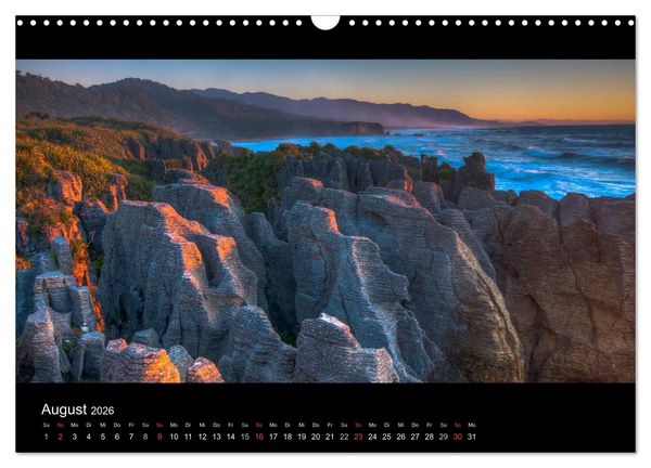 Produktbild: Neuseelands Landschaften (Wandkalender 2026 DIN A3 quer), CALVENDO Monatskalender