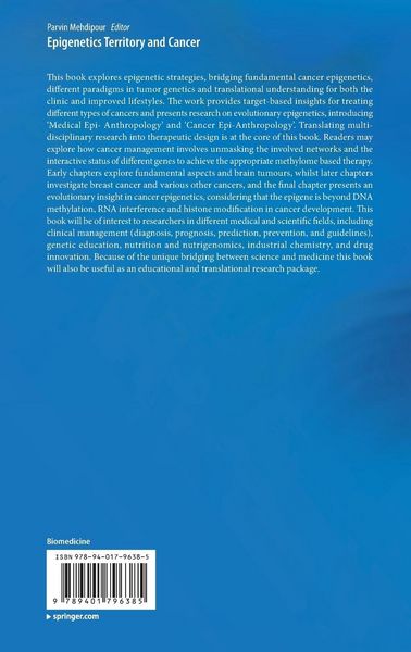 Produktbild: Epigenetics Territory and Cancer
