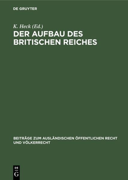 Produktbild: Der Aufbau des britischen Reiches