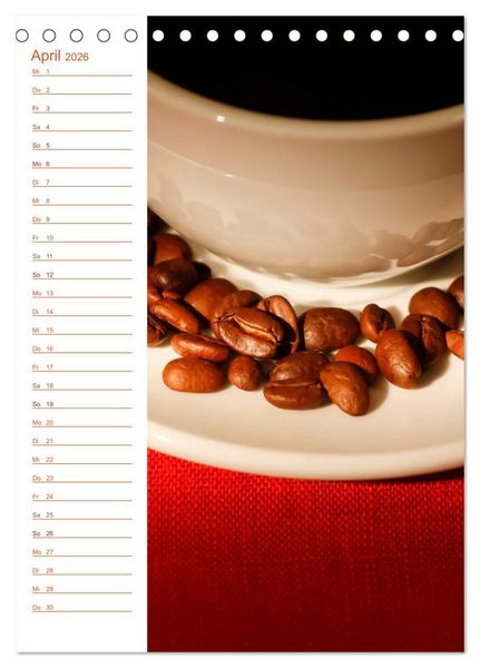 Produktbild: K&ouml;stliche Kaffeespezialit&auml;ten (Tischkalender 2026 DIN A5 hoch), CALVENDO Monatskalender