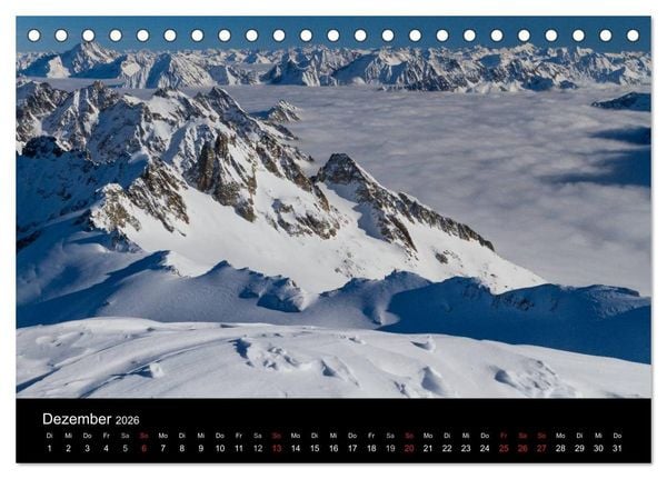 Produktbild: Momente der Sehnsucht: Schweizer Bergwelten (Tischkalender 2026 DIN A5 quer), CALVENDO Monatskalender