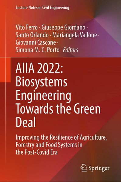 Produktbild: AIIA 2022: Biosystems Engineering Towards the Green Deal