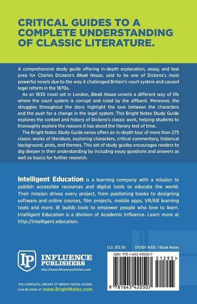 Produktbild: Study Guide to Bleak House by Charles Dickens