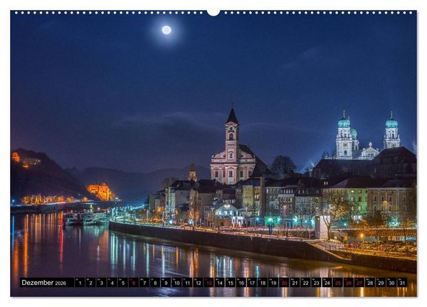 Produktbild: Passau, das Venedig Bayerns (Wandkalender 2026 DIN A2 quer), CALVENDO Monatskalender