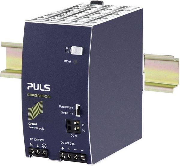 PULS CPS20.121 Hutschienen-Netzteil (DIN-Rail) 12 V/DC 30 A 450 W Anzahl Ausgänge:1 x Inhalt 1 St.