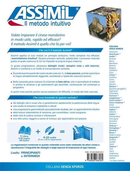 Produktbild: Il cinese senza sforzo. Con 4 CD Audio