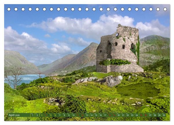 Produktbild: Wales around 1900 - photos restored and colourised (Desk Calendar 2026 DIN A5 landscape), CALVENDO 12 Month DeskCalendar