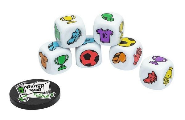 Produktbild: W&uuml;rfelspa&szlig; Fu&szlig;ball