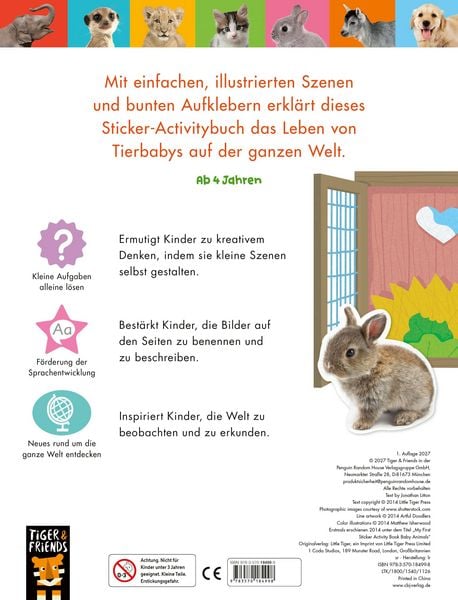 Produktbild: Tierkinder Stickerspa&szlig;