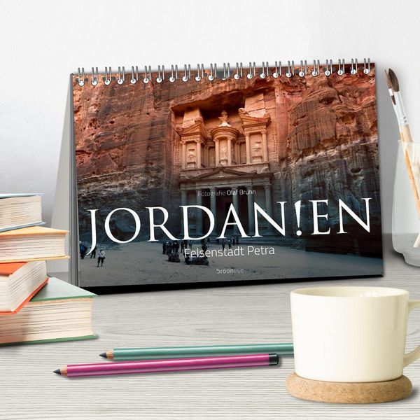 Produktbild: Jordanien &ndash; Felsenstadt Petra (Tischkalender 2026 DIN A5 quer), CALVENDO Monatskalender