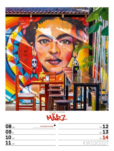 Produktbild: Street Art Wochenplaner Kalender 2027