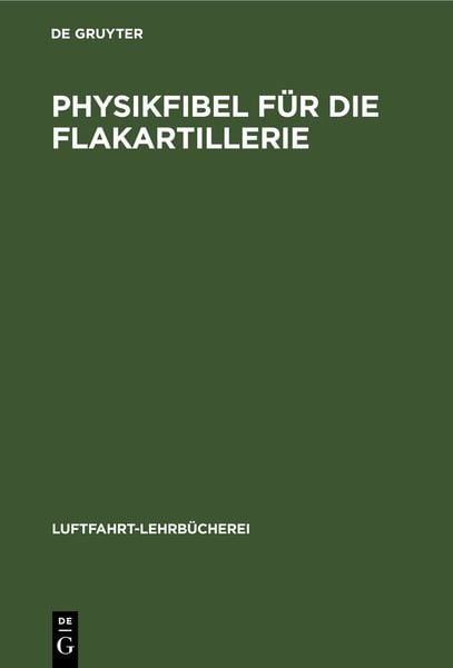 Produktbild: Physikfibel f&uuml;r die Flakartillerie