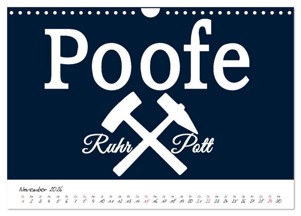 Produktbild: Ruhrpott Vokabeln (Wandkalender 2026 DIN A4 quer), CALVENDO Monatskalender