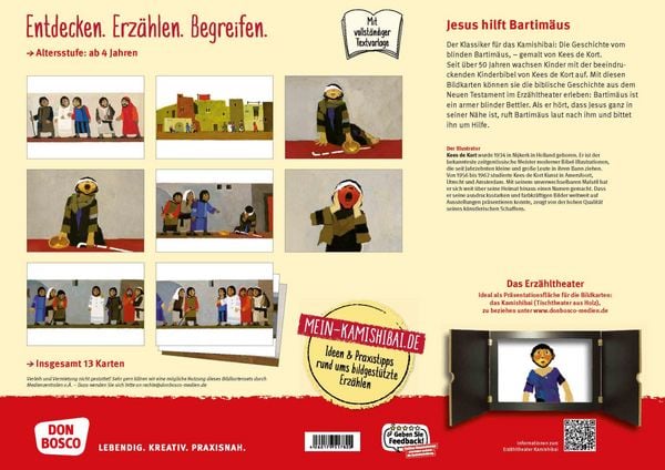 Produktbild: Bartim&auml;us. Kamishibai Bildkartenset