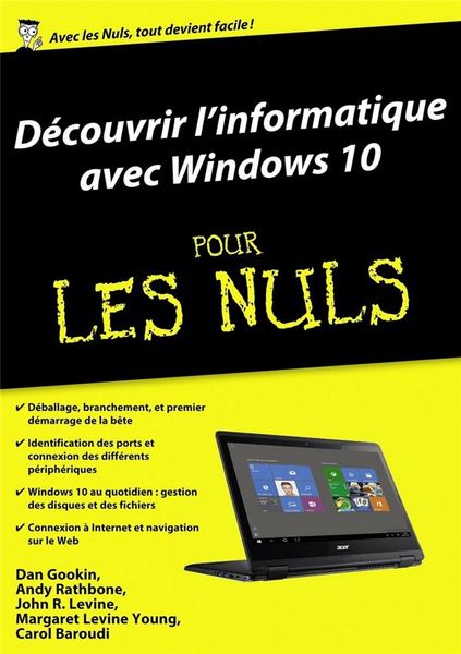 Produktbild: D&eacute;couvrir l'informatique avec Windows 10: pour les nuls