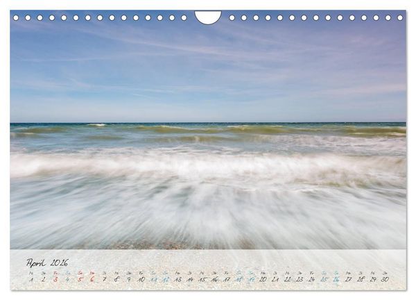 Produktbild: Sehnsucht Meer - Poesie der Stille (Wandkalender 2026 DIN A4 quer), CALVENDO Monatskalender