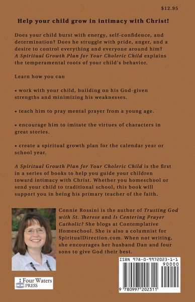 Produktbild: A Spiritual Growth Plan for Your Choleric Child