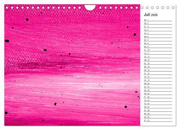Produktbild: Mein bunter DIY-Bastelkalender (Wandkalender 2026 DIN A4 quer), CALVENDO Monatskalender