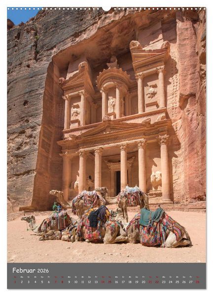 Produktbild: Sch&ouml;nheit Petra (Wandkalender 2026 DIN A2 hoch), CALVENDO Monatskalender