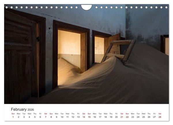 Produktbild: Kolmanskop Sand storm in town (Wall Calendar 2026 DIN A4 landscape), CALVENDO 12 Month Wall Calendar