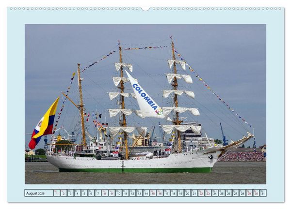 Produktbild: Segelschulschiffe aus aller Welt (hochwertiger Premium Wandkalender 2026 DIN A2 quer), Kunstdruck in Hochglanz