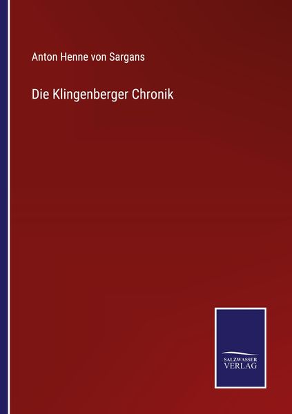 Produktbild: Die Klingenberger Chronik